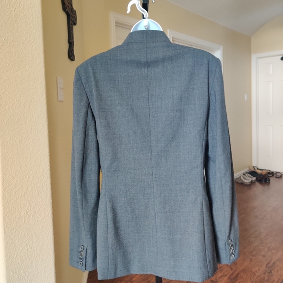 Calvin Klein Made In Italy 2pc Gray Pant Suit - Picture 3 of 16